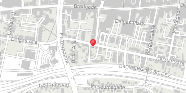 Trafikstøjkort på Dalgasgade 41, . , 7400 Herning