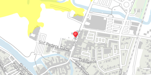 Trafikstøjkort på Saltgade 11A, 6760 Ribe