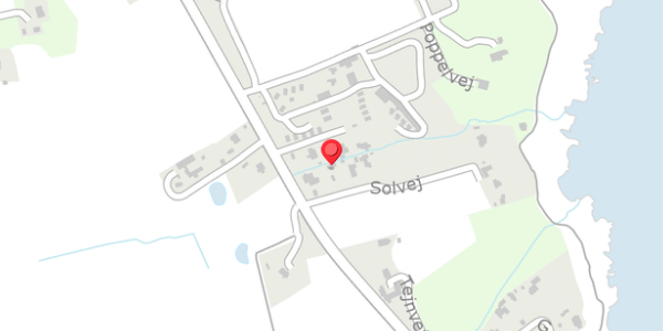 Trafikstøjkort på Solvej 1B, 3770 Allinge