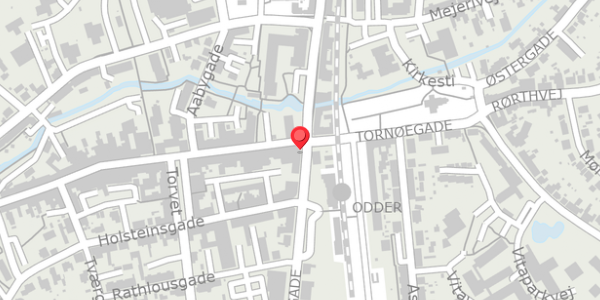 Trafikstøjkort på Banegårdsgade 2, 8300 Odder