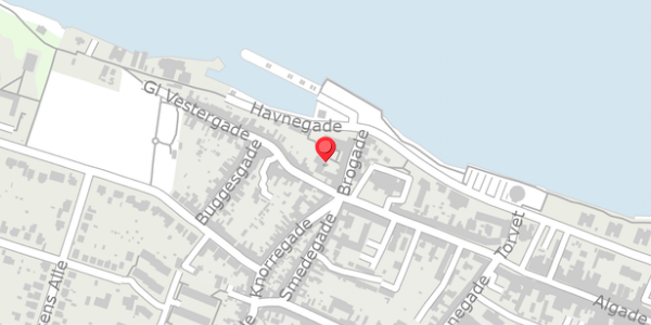 Trafikstøjkort på Brogade 6C, . , 5500 Middelfart