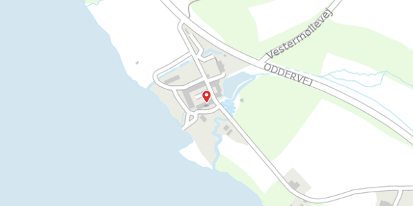 Trafikstøjkort på Oddervej 80F, 8660 Skanderborg