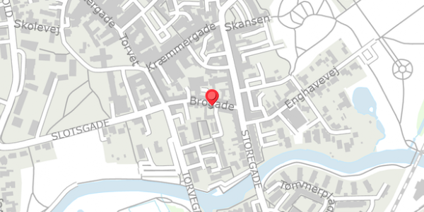 Trafikstøjkort på Brogade 14B, 6800 Varde