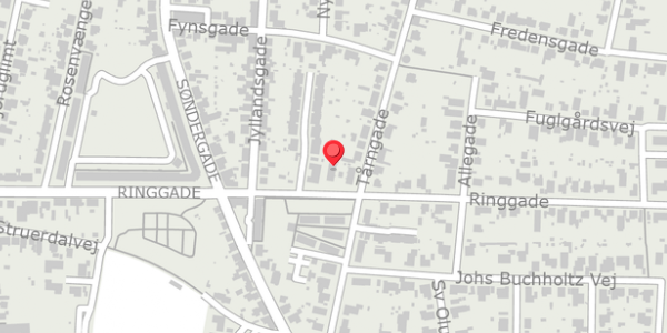 Trafikstøjkort på Ringgade 113C, . , 7600 Struer