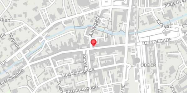 Trafikstøjkort på Rosensgade 14, 8300 Odder