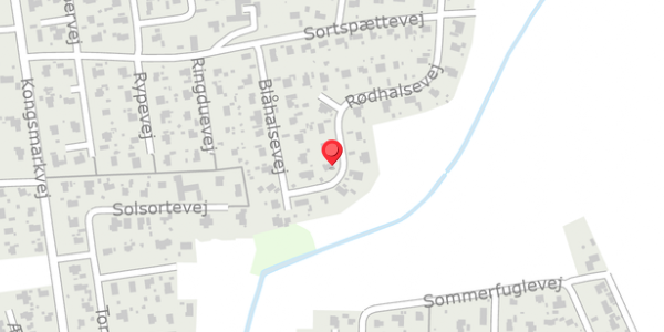 Trafikstøjkort på Rødhalsevej 24, . , 4200 Slagelse
