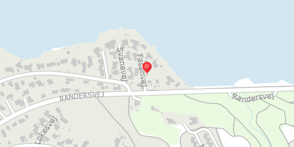 Trafikstøjkort på Fasanvej 2D, 8680 Ry