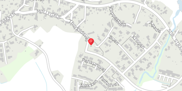 Trafikstøjkort på Buen 24, 3770 Allinge