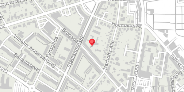 Trafikstøjkort på Brogade 25B, 4100 Ringsted