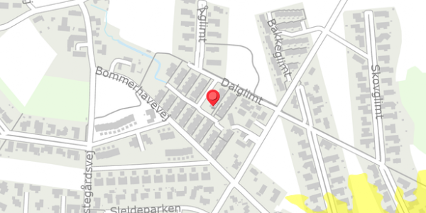Trafikstøjkort på Dalglimt 1B, . , 7100 Vejle