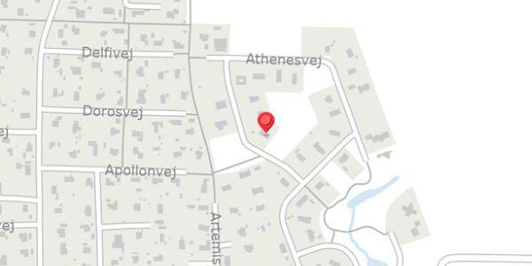 Trafikstøjkort på Athenesvej 45, 4200 Slagelse