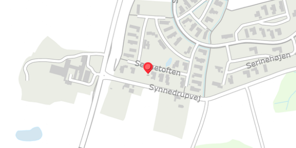 Trafikstøjkort på Serinetoften 25, 8340 Malling