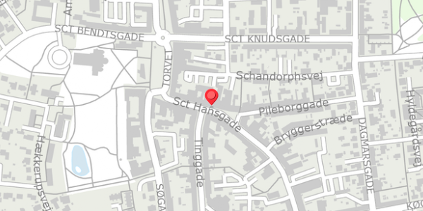 Trafikstøjkort på Sct Hansgade 11, . , 4100 Ringsted