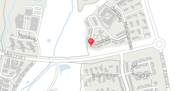 Trafikstøjkort på Ullehøj 45, 4140 Borup