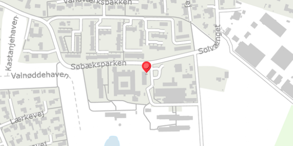 Trafikstøjkort på Søbæksparken 136, 4450 Jyderup