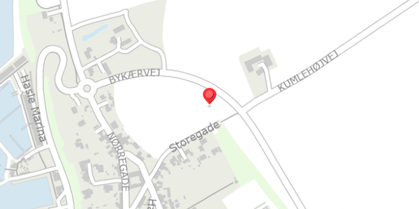 Trafikstøjkort på Storegade 101, . , 3790 Hasle