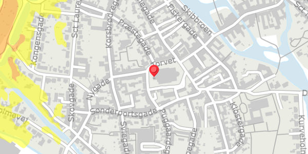 Trafikstøjkort på Torvet 19, 6760 Ribe
