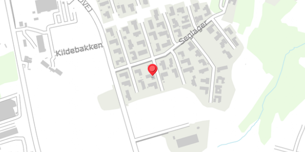 Trafikstøjkort på Seglager 14, 8370 Hadsten