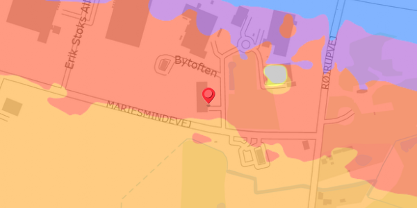 Trafikstøjkort på Bytoften 2, 5550 Langeskov