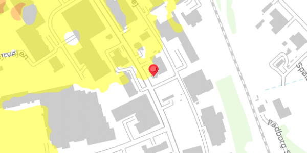 Trafikstøjkort på Industrivej 20, 6330 Padborg