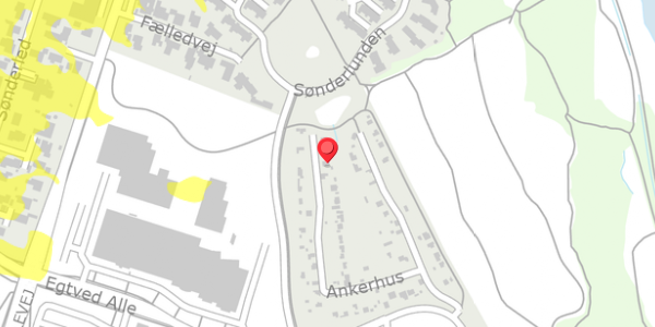 Trafikstøjkort på Ankerhus 23, 6000 Kolding