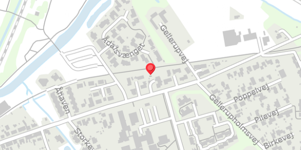 Trafikstøjkort på Gellerupvej 55E, 6800 Varde