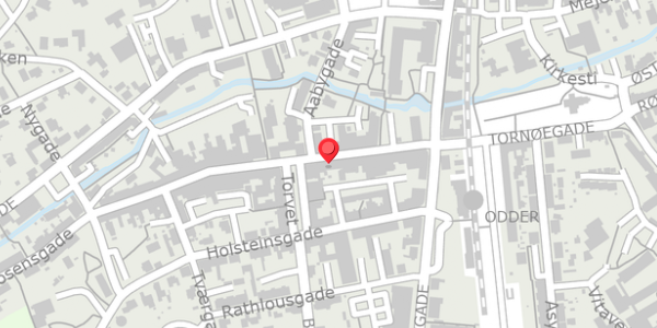 Trafikstøjkort på Rosensgade 19, 8300 Odder