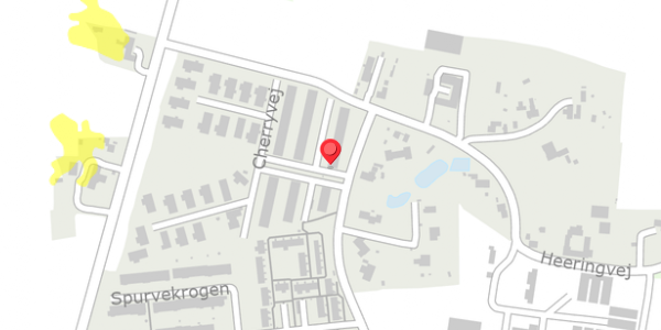 Trafikstøjkort på Cherryvej 2, 4690 Haslev