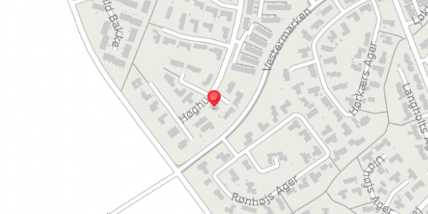Trafikstøjkort på Høghus 107, 8300 Odder