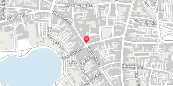 Trafikstøjkort på Storegade 2A, 6100 Haderslev