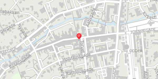 Trafikstøjkort på Rosensgade 25, 8300 Odder