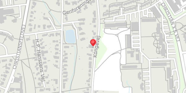Trafikstøjkort på Kongevej 45, . , 6100 Haderslev