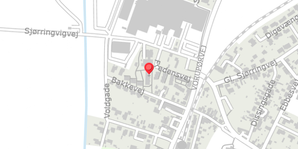Trafikstøjkort på Fredensvej 15, 7700 Thisted