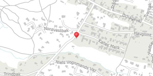 Trafikstøjkort på Bavnbak 15, 7700 Thisted
