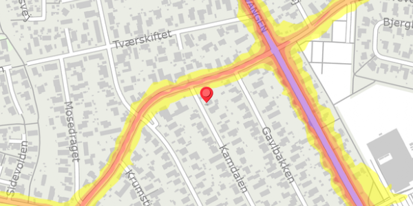 Trafikstøjkort på Kamdalen 36, . , 2730 Herlev