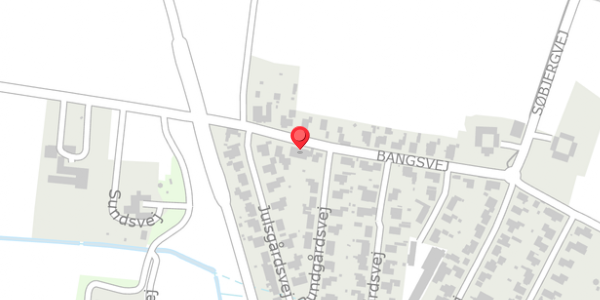 Trafikstøjkort på Bangsvej 12, . , 7430 Ikast