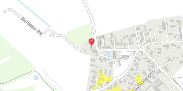 Trafikstøjkort på Benløse By 32, 4100 Ringsted
