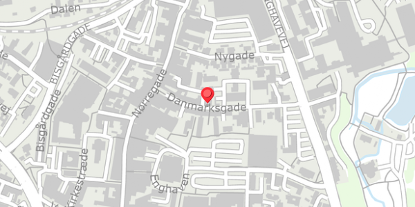 Trafikstøjkort på Danmarksgade 9, 7500 Holstebro