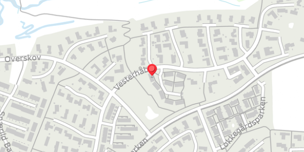 Trafikstøjkort på Vesterhåb 2B, 8300 Odder