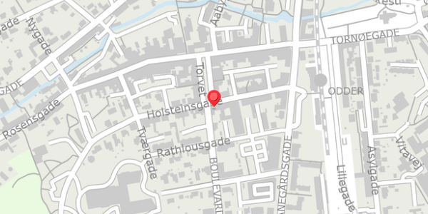 Trafikstøjkort på Holsteinsgade 15C, 8300 Odder