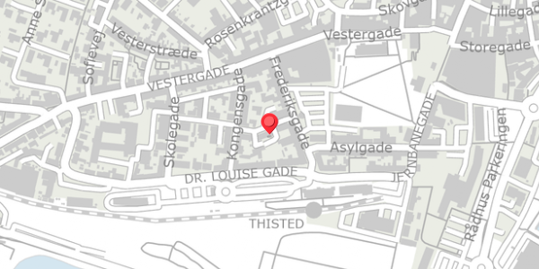 Trafikstøjkort på Thorsgade 3B, 7700 Thisted