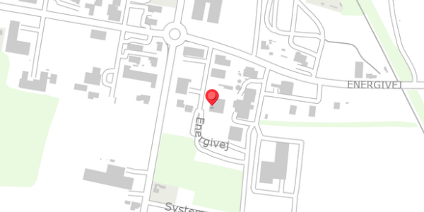 Trafikstøjkort på Energivej 10, 8963 Auning