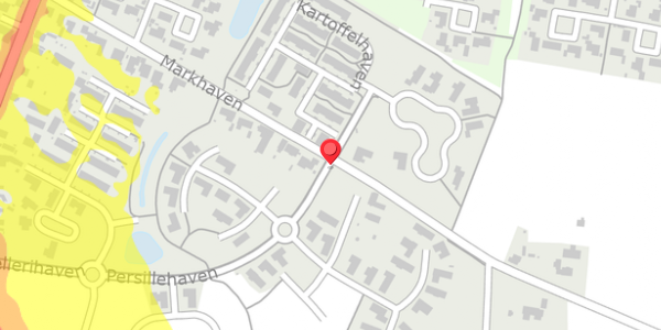 Trafikstøjkort på Markhaven 39, 5320 Agedrup