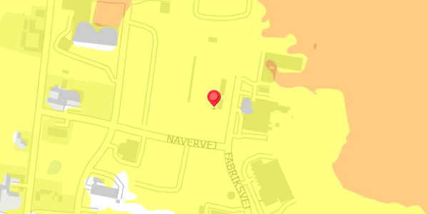 Trafikstøjkort på Fabriksvej 22, 5592 Ejby