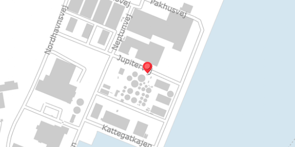 Trafikstøjkort på Jupitervej 6, . , 8500 Grenaa