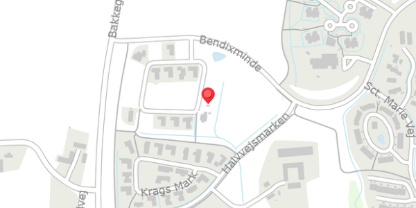 Trafikstøjkort på Rens Mark 28, 8300 Odder