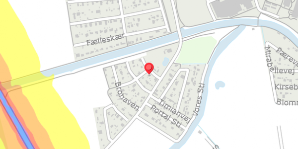 Trafikstøjkort på Brohaven 3, 8500 Grenaa