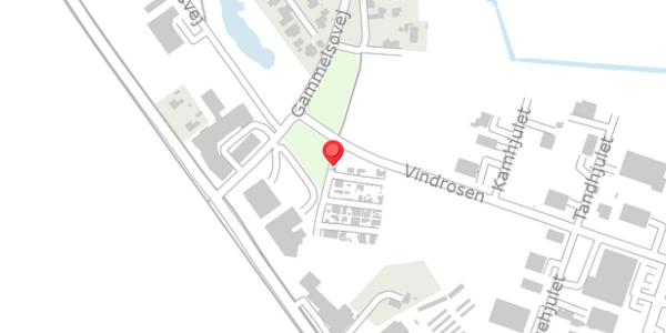 Trafikstøjkort på Vindrosen 11, . , 4760 Vordingborg