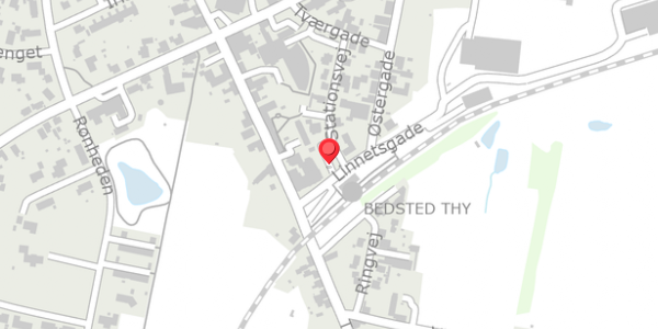 Trafikstøjkort på Linnetsgade 5, 7755 Bedsted Thy