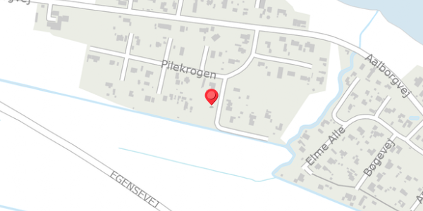 Trafikstøjkort på Pilekrogen 47, 9280 Storvorde